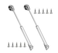 Cabinet Gas Strut 150N/33lb/15KG Support Stay With Soft Close Lid Hinge, Kitchen Shocks, Toy Box [2 Pack]