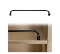 Cabinet Guard Fence Bar,Metal Shelf Rail,Guard Fence for Hanging Shelving, Shoe Racks, Kitchen Cabinets(Black,75cm/29.5 inches)