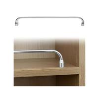 Cabinet Guard Fence Bar,Metal Shelf Rail,Guard Fence for Hanging Shelving, Shoe Racks, Kitchen Cabinets(Silver,58cm/22.8 inches)