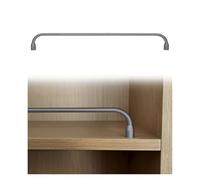 Cabinet Guard Fence Bar,Metal Shelf Rail,Guard Fence for Hanging Shelving, Shoe Racks, Kitchen Cabinets(Grey,40cm/15.7 inches)