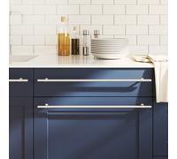 Cabinet Handle 480mm Silver Brushed Stainless Steel Tbar 20pcs 100x32mm 12mmDia