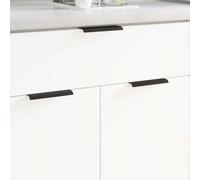 vidaXL Handle 725 pcs Black 120 x 39.6 x 17 mm Aluminium