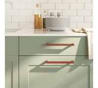 Cabinet Handle Bronze 192mm Centre Stainless Steel Square Tube 10Pack for 12-36