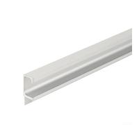 Cabinet handle for sliding doors crafted from aluminum alloy featuring an embedded slotted design for a clean, flush mount on furniture surfaces (300 mm silver)