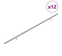 Cabinet Handle 12 pcs set 700mm Stainless Steel Silver Brushed Bar Pulls Kitchen