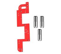 Cabinet Handle Template,Multifunctional Alloy Tool - Groove Positioning Templates,for Carpentry Home Woodworking Furniture Kitchen Installation Cabinet Workshop Repair