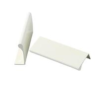 Cabinet handles 2 Packs Cabinet Pulls Aluminum Alloy Finger Edge Pulls Concealed Handle Doorway Colourful Cupboard Handles,Drawer Knobs,Kitchen Door Levers for Bathroom,Closet,Wardrobe(Beige,150mm)