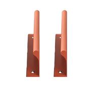 Cabinet handles 2 Packs Cabinet Pulls Aluminum Alloy Finger Edge Pulls Concealed Handle Doorway Colourful Cupboard Handles,Drawer Knobs,Kitchen Door Levers for Bathroom,Closet,Wardrobe(Orange,1000mm)