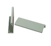 Cabinet handles 2 Packs Cabinet Pulls Aluminum Alloy Finger Edge Pulls Concealed Handle Doorway Colourful Cupboard Handles,Drawer Knobs,Kitchen Door Levers for Bathroom,Closet,Wardrobe(Green,1000mm)