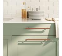 Cabinet handles 288 x32mm Bronze Stainless Steel T-shaped 224mm 20pcs Cuttable