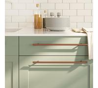 Cabinet Handles 320 mm Bronze Brushed Stainless Steel T-Bar Pulls 20pcs for Home