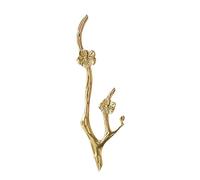 Cabinet Handles - Brass 15x4.2x2.5cm | Creative Branch Furniture Pull Handles Decorative Hardware for Dressers Cupboards Wardrobes Bookcases Drawers | for Home Dormitory Hotel