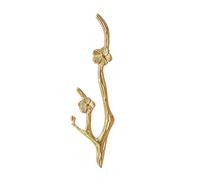 Cabinet Handles - Brass 15x4.2x2.5cm | Creative Branch Furniture Pull Handles Decorative Hardware for Dressers Cupboards Wardrobes Bookcases Drawers | for Home Dormitory Hotel