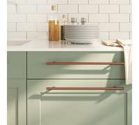 Cabinet Handles Bronze SS 400mm T-Bar Pulls 320mm Fixing (20) incl 40 screws cut