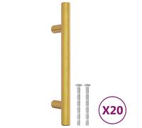 vidaXL Cabinet Handles 20 pcs Bronze 96 mm Stainless Steel
