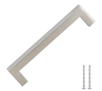 Cabinet Handle 128mm Brushed Gold Stainless Steel Square Bar Pull 10pcs Set Pack