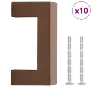 Cabinet Handles Door Handles Furniture Drawer Pull Stainless Steel vidaXL