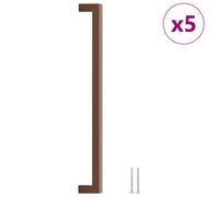 (gold, 320 mm/ 5 pcs) vidaXL Cabinet Handles Door Handles Furniture Drawer Pull Stainless Steel