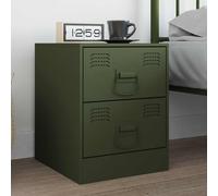 vidaXL Cabinet Handles 12 pcs Olive Green 85 x 45 mm Metal, Living Room, Industrial Design, Durable Metal Handles, Kitchen Cabinet and Drawer Pulls, Urban Furniture Accessories
