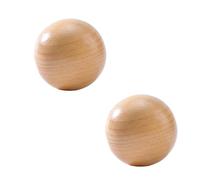 Cabinet Handles Pulls 2 Pack Log Knob and Handle Wooden Drawer Wardrobe Door Long Wooden Handle Ball Diameter 35mm