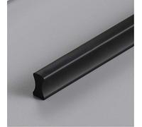 Cabinet Handles,Solid Matte Bar Cabinet Handle Curved Furniture Pull,Brushed Aluminum Alloy Wardrobe Drawer Dresser Handle,I-Shaped Cupboard Closet Door Knobs,Bathroom Furniture Hardware(goldHole Cent