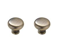 Cabinet Handles Vintage, 2 Pack Furniture Handle Solid Zinc Alloy | Anodized Surface, Color: Bronze, Kitchen Door Handles Hole Centers: 96-320mm Cupboard Handle Drawer Pulls Wardrobe Pulls Single Hole