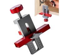 Cabinet Hardware Jig, Adjustable Aluminum Alloy Cabinet Hardware Jig Tool, Multi-Functional Cabinet Door Positioning Tool for Most Cabinet Doors