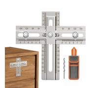 Cabinet Hardware Jig | Precision Stainless Steel DIY Locator | Punch Locator Drill Guide,for Carpenter Professionals Enthusiasts Beginners Amateurs Families Friends