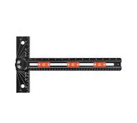 Cabinet Hardware Jig | T-Shape Drilling Positioning,Cabinet Hole Drilling Template - for Woodworkers Remodelers Carpenters Homeowners Closet System Office Home Kitchen Bathroom