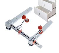Cabinet Hardware Jig Tool | Adjustable Cabinet Door Handle Jig - with Toggle Clamp Magnetic Arm Stainless Rail Positioner Precision for Vanity Woodworking Furniture Making Kitchen Shop