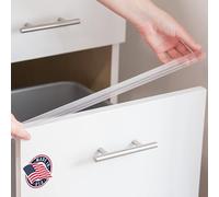 CABINET HERO Slimline - Slip on Cabinet Door Protector Edge Guard - Clear - ¾” Thick - 24” Length (Pack of 4)