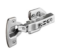 Cabinet Hinge 1PC Stainless Steel Hinge Repair Plate Damper Buffer Soft Quiet Closing for Kitchen Cupboard Furniture(10PCS Inset)