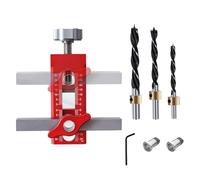 Cabinet Hinge Jig - Aluminum Alloy, Hardware Locator Adjustable Guide | Quick-Release Precision Drilling Template, Cabinet Door Jig for Woodworking Projects, Çabinet Installation