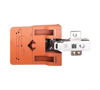 Cabinet Hinge Jig Orange Precision Boring Drill Guide Set for Hinges Fast Installation Tool Furniture Door Mounting Jig 35mm(B)
