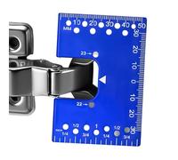 Cabinet Hinge Mounting Aid, Pack of 2 Magnetic for Woodworking, Cabinet Strap Adjustment Aid and Positioning Tool, for Beginners, Professionals, DIY Renovation