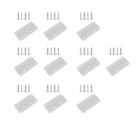 Cabinet Hinge Repair Plate Kit Furniture Hardware Repair Mounting Tool Kitchen Cupboard Door Hinges Stainless Steel Fixing Plate