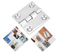 Cabinet Hinge, Stainless Steel Hinge Direct Replacement Smooth Polished for Motorboats and Sailing Ships Homes Boats Yachts Lockers, Hinges
