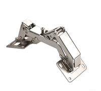 Cabinet Hinges, 170掳 Hydraulic Soft Close with Screws, 3D Adjustable Stainless Steel for Corner Cupboards Lazy Susans(4)