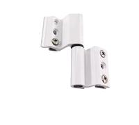 Cabinet Hinges Aluminum Alloy Broken Bridge Insulated Flat Open Folding Window Door Hinge Multicolor(Wit,45mm Left)
