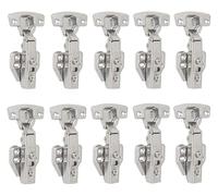 Cabinet Hinges, Kitchen Cupboard Hinges, Soft-Closing Kitchen Cabinet Buffer Shutters, Standard Door Hinges, Furniture Hardware Tools(Full Overlay)