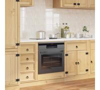 vidaXL Cabinet SKI Honey Brown 60 x 46 x 81 cm Solid Pine Wood