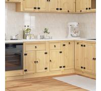 vidaXL Cabinet SKI Honey Brown 40 x 46 x 81.5 cm Solid Pine Wood