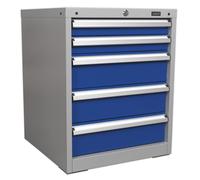 Cabinet Industrial 5 Drawer - Sealey API5655A New