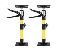 Cabinet Jack Support Pole: 2 Piece Adjustable Rod Set, 11.8 to 23.2 Inch Telescopic Design, Quick Lock, Heavy Duty Steel Construction, Anti-desl Base