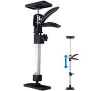 Cabinet Jacks 15.8-32.3 Inch Adjustable Support Pole 60kg Load Dust Barrier Poles with Mat Quick Release Third Hand Tool for Cabinets Trim Lighting Fixtures