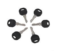 Cabinet Key Replacement for EK333 333 1108-1-1 1108-U35 for EK333 Lock Cylinder EMK APC Hoffman Network Cabinets Security System 6 Pack Silver Black