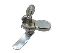 Cabinet Keyed Alike Cylinder Zinc Alloy Drawer Secure File Cylinder with 2 Keys for Drawer Keyed
