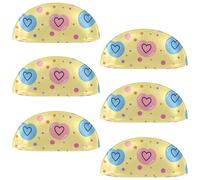 Cabinet Knobs - Set of 6PCS Art Love-1692 Decorative Drawer Handles, Long Door Pull Handles for Kitchen, Bedroom, and Bathroom Furniture