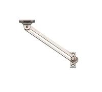 Cabinet Lid Stay with Guide Slot Nickel Plated Left Handed