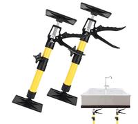 Cabinet Lifter Support - 30cm to 59cm Height Adjustable Lifting Rod Third Hand Tool | Woodworking Installation Load Bar Stairs Reinforcement Deck Flooring